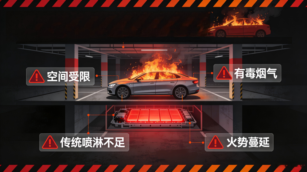 地下停车场消防升级：政策演进、技术挑战与智能化破局之道