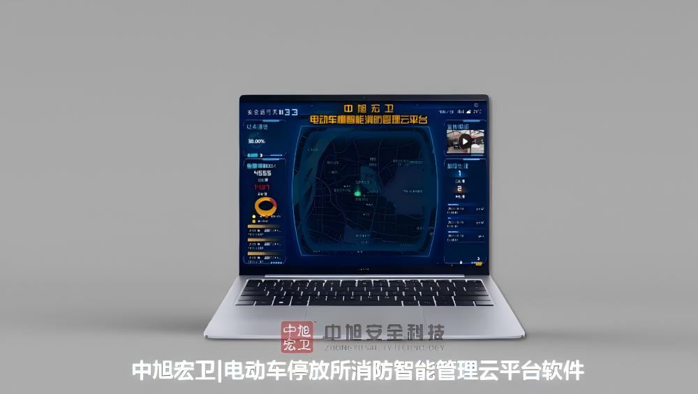 中旭安云•电动车停放所消防智能管理云平台软件产品图